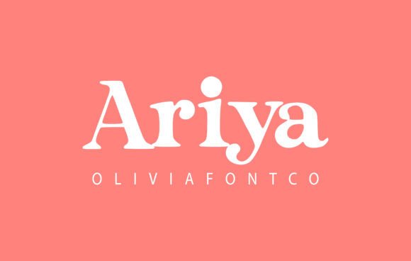 Ariya: A Handwritten Serif Font for Editorial Design