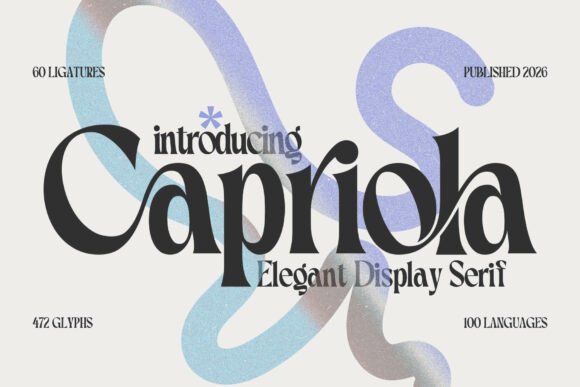 Capriola Typeface: Elevate Your Brand Identity