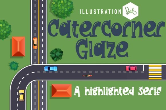 Catercorner: A Whimsical Serif Font for Editorial Design