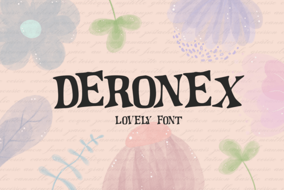 Deronex: A Bold Serif Font for Campaign Design