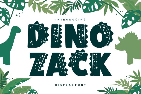 Dino Zack: The Playful Decorative Font for Marketers