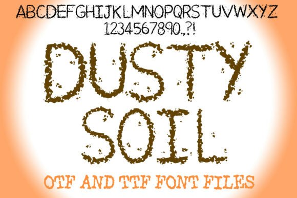 Dusty Soil: A Rugged Serif Font for Makers