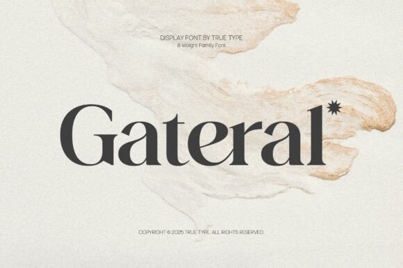 Gateral: The Serif Font for Clear Branding