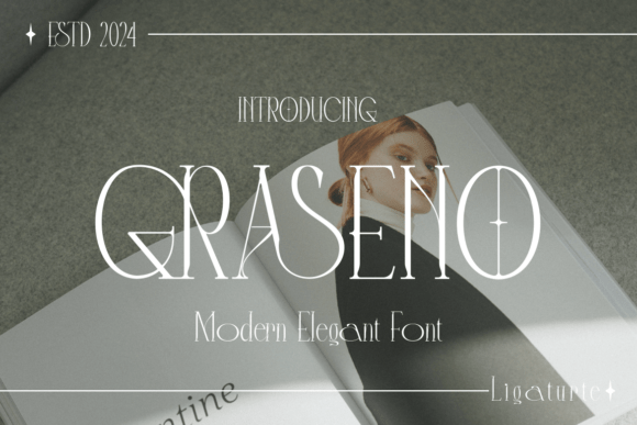 Graseno: A Modern Serif Typeface for Branding