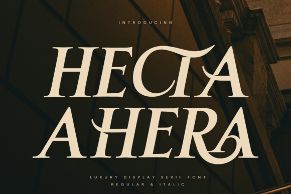 Hecta Ahera: The Serif Font That Elevates Brand Identity