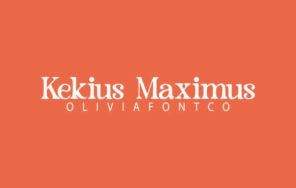 Kekius Maximus: A Romantic Serif Font for Makers
