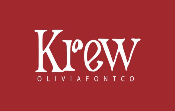 Krew: A Romantic Serif Typeface for Editorial Design