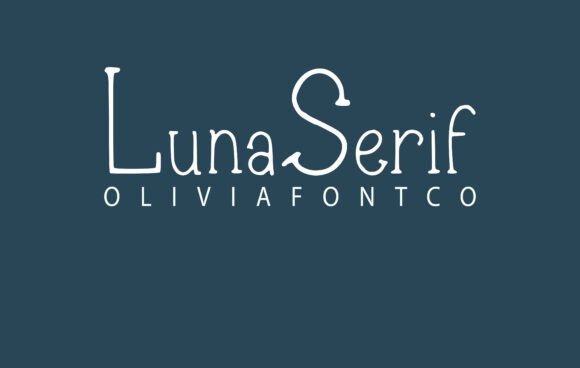 Lunaserif: A Handwritten Serif Font for Editorial Design