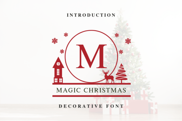 Magic Christmas Monogram: A Festive Typeface Review