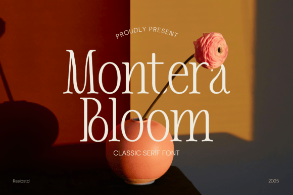 Montera Bloom: A Serif Font for Elegant Branding