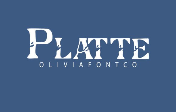 Platte: A Handwritten Serif Font for Web Design