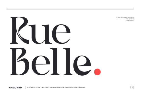 Rue Belle Typeface: Elevating Brand Identity