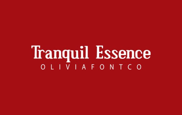 Tranquil Essence: A Serif Font for Digital Design