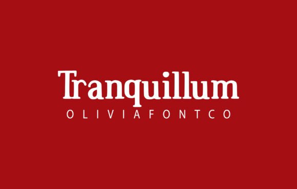 Tranquillum Font: A Romantic Serif for Crafters