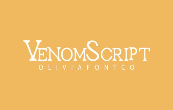 Venomscript Font: A Romantic Typeface for Branding