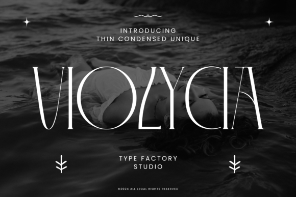 Violycia: A Slender Serif Font for Digital Design